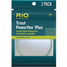 RIO PRODUCTS Leaders Powerflex Plus 2,7 m, 5 x Vorfach, transparent, 2 Stück