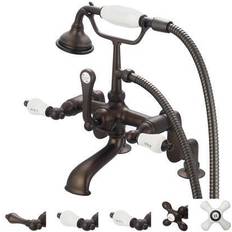 G 3/8 Tub & Shower Faucets Water Creation Vintage Classic Adjustable Deck Mount Tub