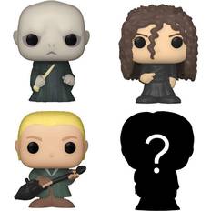 Funko Bitty Pop! Harry Potter: Lord Voldemort, Draco Malfoy (Quidditch) & Bellatrix Lestrange 4-Pack