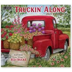 Lang calendars 2023 Lang Calendars Red Red 'Truckin' Along' 12-Month 2023 Wall Calendar