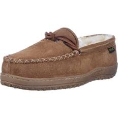 Green Moccasins Old Friend Cloth Moccasin (Women's) Brown