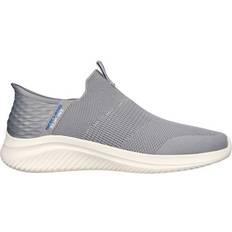 Step on Skechers Scarpe Slip-On Uomo Ultra Flex 3.0 Smooth Step - Grigio