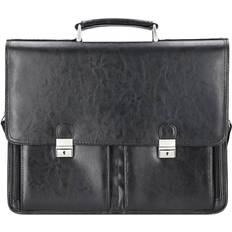 Poignée supérieure Mallettes Alassio Veneto Briefcase 15.4" - Black