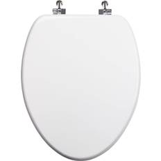 Elongated toilet seat The Children's Place Topseat Elongated Toilet Seat with Chromed Metal Hinges