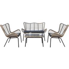 Acamp 6285048401 Lounge-Set, 1 Tisch einschl. 2 Stühle & 1 Sofas