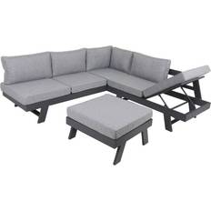 Schwarz Lounge-Sets Garden Pleasure Donna Lounge-Set