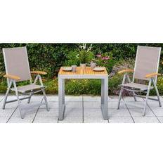 Zilver Buiteneettafels Merxx Gartentisch »Naxos«, beige|silberfarben