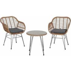 Gartenmöbel Siena Garden Balkon-Set Essgruppe, 1 Tisch einschl. 2 Stühle