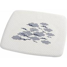 Ridder Alfombrilla De Ducha Helgoland Blanco Y Azul 54 x 54 cm