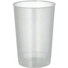 Pappersmuggar Papstar Plastglas Återanvändbara 20cl 40-pack