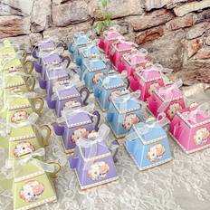Gobelets en Papier Kate Aspen Tea Time Party Favor Box Assorted Set of 24