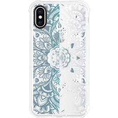 OTM Essentials iPhone XS Max Phone Case Mandala Heart Grey & White