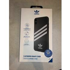 Mobile Phone Cases Adidas 3-Stripes Hybrid Case for Apple iPhone Xs Max Black/White Stripes