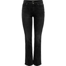 Viscose Jeans Only Flared Jeans for Women - Washed Black