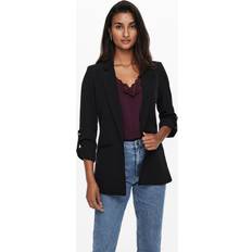 Black - Solid Colour Blazers Only Blazer - Black