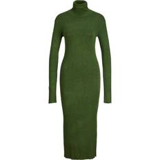 Jack & Jones Green Dresses Jack & Jones Women's Jxcat Soft Roll Neck Dress Knit Sn Black Forest
