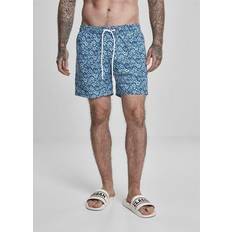 Orange Maillots de Bain Urban Classics Short de bain Classic floral - Bleu