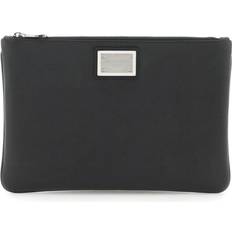 Dolce & Gabbana Elegant Clutch Taske Sort