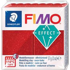 Røde Fimoleire Staedtler FIMO Effect Clay Glitter Red