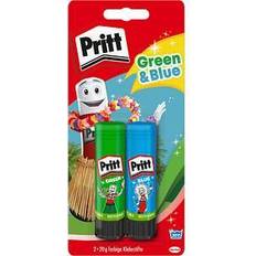 Or Colles à Papier Pritt Klebestift, Klebestift Stick Green & Blue