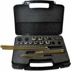 Garne & Handarbeitsbedarf Keilnuten-Räumnadel-Satz 13-teilig (4 Räumnadeln 4,5,6,8mm 9 Führungsbuchsen 12-25mm)