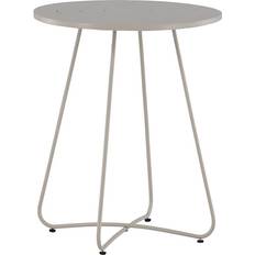 Beige Cafébord Utemöbler Venture Design Bacong Cafetable Steel