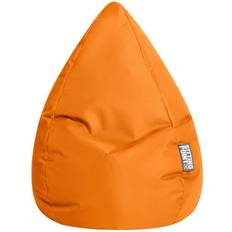 Orange Poufs Sitting Point Poire Brava l Orange Pouf