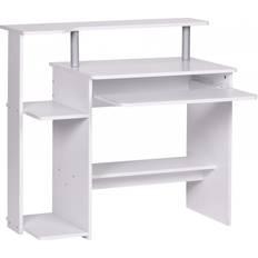 Wohnling Modern with Keyboard Pull-Out White Skrivebord 48x94cm