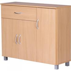 Silber Sideboards Wohnling SETE Buche Sideboard