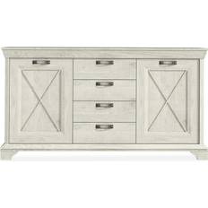 Weiß Sideboards Forte Kashmir ‎Pine White Sideboard 178.3x95.9cm