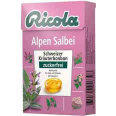 Nahrungsmittel Ricola ohne Zucker Box Alpen Salbei Bonbons