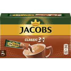 Jacobs Koffie Jacobs Classic 3in1 Sticks Oploskoffie Set of 10