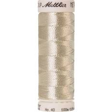 Silber Nähgarn Mettler Metallic 100m Sewing Thread Colour 2701