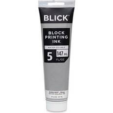 Silver Textile Paint Blick Water-Soluble Block Printing Ink Silver, 5 oz Tube