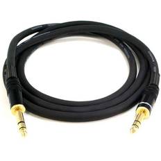 Monoprice 6ft Premier 1/4in TRS Cable, 16AWG Gold