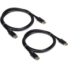 DisplayPort Kabel 1.8 m 2 pcs
