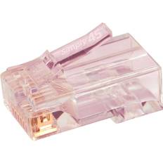 Simply45 RJ45-stik UTP Cat6A Pass-Through 100-Pack