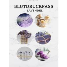 Blutdruck Blutdruckpass Blutdruck Tagebuch für die täglichen Messungen "LAVENDEL"