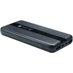 Micro usb 3 Techly Power Bank Caricatore 10000 Mah 20w 3 Porte Output Con Cavo Micro Usb