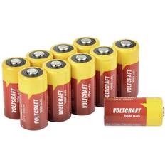 Voltcraft Oplader Batterier & Opladere Voltcraft CR123A 10pcs CR-123A Fotobatteri Lithium 1500 mAh 3 V 10 stk