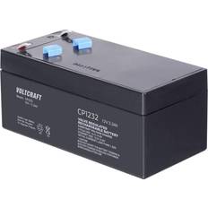 Voltcraft Oplader Batterier & Opladere Voltcraft CE12V/3,2Ah Blybatteri 12 V 3.2 Ah Blyfleece (B x H x T) 134 x 67 x 67 mm Fladstik 4,8 mm Vedligeholdelsesfri