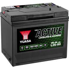Yuasa Starterbatterie 12V 80Ah 560A Leisure D26