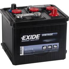 Batteri 77ah Exide Batterie bateau Vintage EU77-6 6V 77Ah