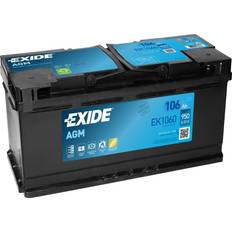 Exide Baterías y Cargadores Exide EK1060 Batería 12V 106Ah 950A B13 AUDI: Q7, A4 B8 Sedán, A8 D3, BMW: X5, 5 Sedán, 5 Touring, FIAT: Ducato III Furgón