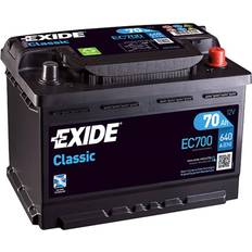 Batterie de voiture - Piles Batteries et Chargeurs Exide ContiClassic EC700 Batterie 12V 70Ah 640A B13 RENAULT: SAFRANE 2, TRAFIC 2 Kasten, MASTER 2 Kasten, VOLKSWAGEN: New Beetle 3/5 portes