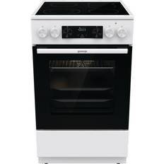 Gorenje Glaskeramiske komfurer Gorenje GECS5C70WA Hvid