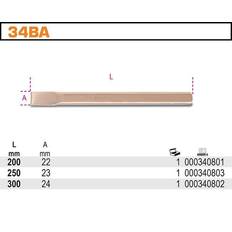 Beta Scalpelli Beta Gnistfri 300mm, 34BA Scalpello freddo