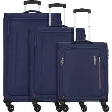 American Tourister Sets de maletas American Tourister Conj. 3 Trolleys SP55+SP66+SP80 Hyperspeed Combat Navy