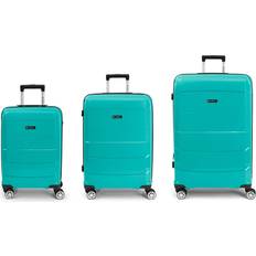 Turquoise Ensembles de valises Gabol Midori 4-Rollen Kofferset 3tlg.