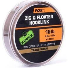 Fox International Edges Zig&floater Hooklink Line Brown 0.300 mm